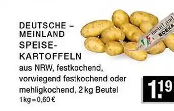 Edeka Zurheide Deutsche Meinland Speise Kartoffeln Angebot