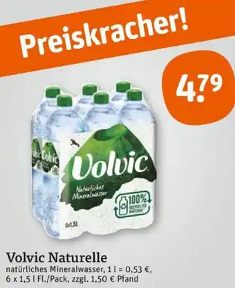 tegut Volvic Naturelle 6x1,5 L Angebot