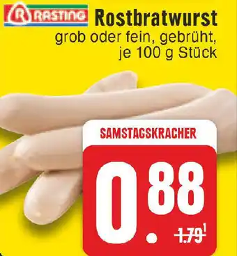 Edeka RASTING Rostbratwurst 100 g Stück Angebot