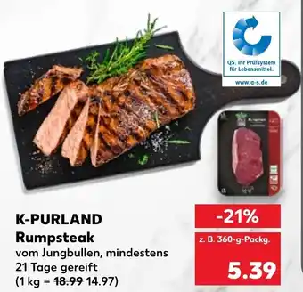 Kaufland K-purland Rumpsteak Angebot