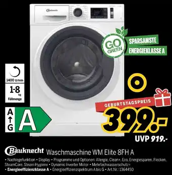 MEDIMAX Bauknecht Waschmaschine WM Elite 8FH A Angebot