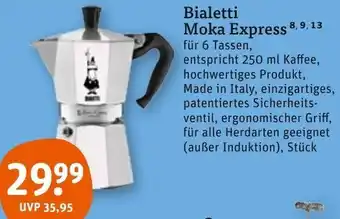 tegut Bialetti Moka Express Angebot