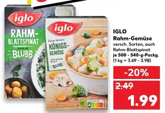 Kaufland Iglo Rahm-Gemuse Angebot