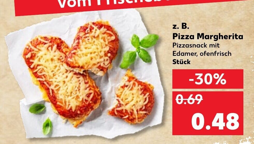 Pizza Margherita Angebot bei Kaufland