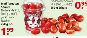 Multi Markt Mini Tomaten Shaker 250g Becher Angebot