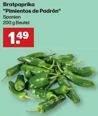 Handelshof Bratpaprika "Pimientos de Padrón" 200 g Beutel Angebot