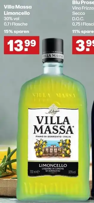 Handelshof Villa Massa Limoncello 0,7 L Flasche Angebot