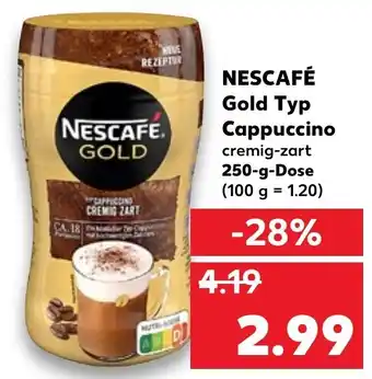 Kaufland Nescafe Gold Typ Cappucino Angebot