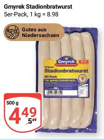 Globus Gmyrek Stadionbratwurst 500 g Angebot