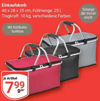 Globus Einkaufskorb Angebot