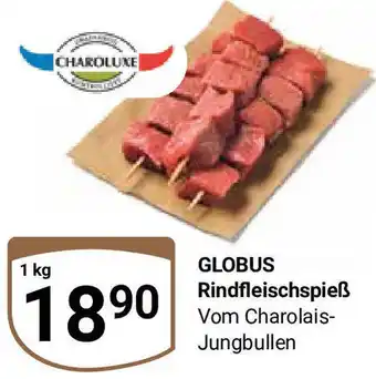 Globus Charoluxe GLOBUS Rindfleischspieß 1 kg Angebot