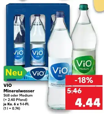 Kaufland Vio Mineralwasser Angebot