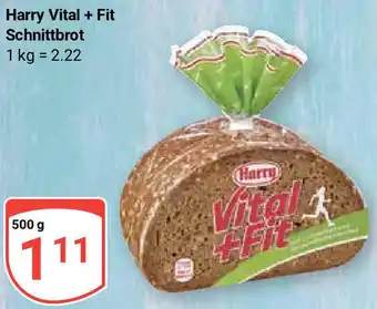 Globus Harry Vital + Fit Schnittbrot 500 g Angebot