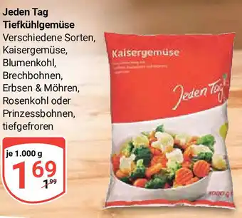 Globus Jeden Tag Tiefkühlgemüse 1000 g Angebot