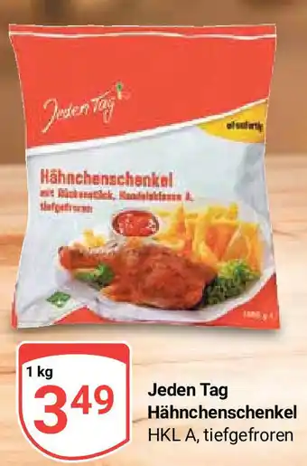 Globus Jeden Tag Hähnchenschenkel 1 kg Angebot