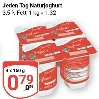 Globus Jeden Tag Naturjoghurt 4x150 g Angebot