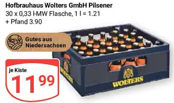 Globus Hofbrauhaus Wolters GmbH Pilsener 30 x 0,33 L Angebot
