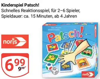 Globus noris Kinderspiel Patsch! Angebot