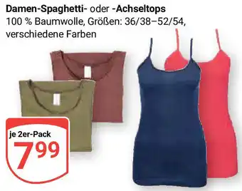 Globus Damen-Spaghetti- oder Achseltops 2er-Pack Angebot