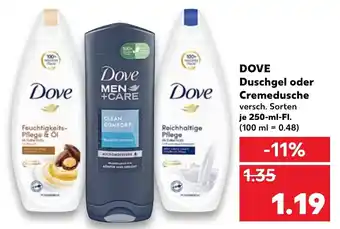 Kaufland Dove Duschgel oder Cremedusche Angebot