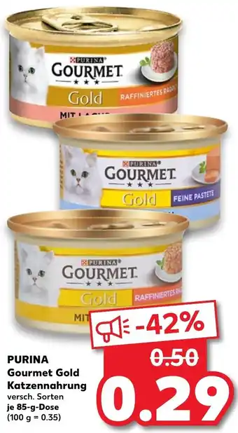 Kaufland Purina Gourmet Gold Katzennahrung Angebot