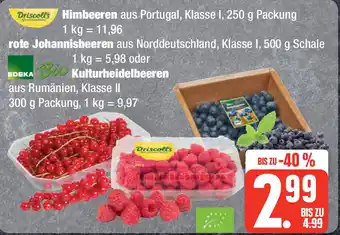 Edeka Driscoll's Himbeeren 250 g Packung Angebot