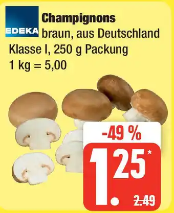 Edeka Champignons EDEKA 250 g Packung Angebot