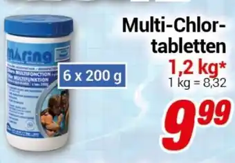 CENTERSHOP Multi-Chlor-tabletten 1,2 kg* Angebot