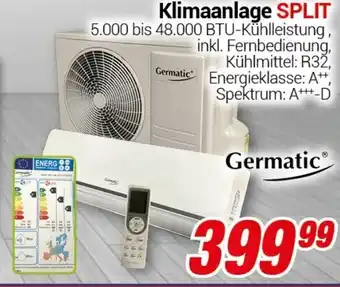 CENTERSHOP Germatic Klimaanlage SPLIT Angebot