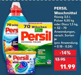 Kaufland Persil Waschmittel Angebot