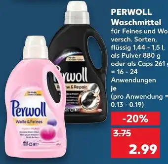 Kaufland Perwoll Waschmittel Angebot