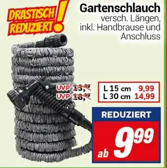 CENTERSHOP Gartenschlauch L 15 cm Angebot