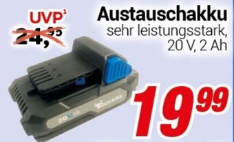 CENTERSHOP Austauschakku 20 V, 2 Ah Angebot