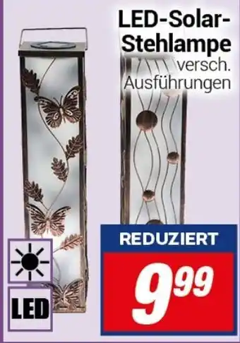 CENTERSHOP LED-Solar-Stehlampe Angebot