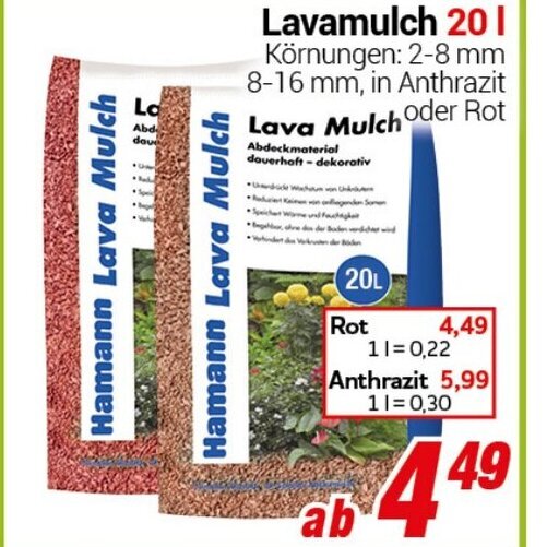 Lavamulch 20 l Angebot bei
