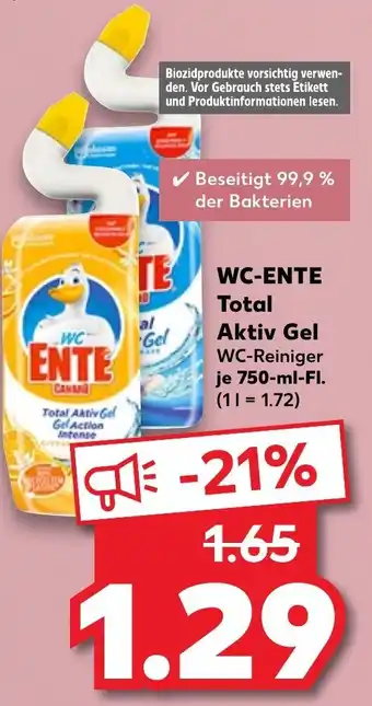 Kaufland Wc-ente Total Aktiv Gel Angebot