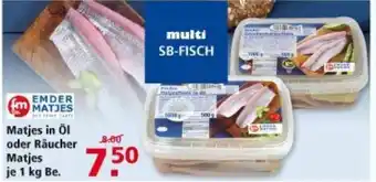 Multi Markt Matjes in öl oder Räucher Matjes 1kg Angebot