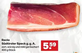 Handelshof Recla Südtiroler Speck g. g. A. 400 g Stück Angebot