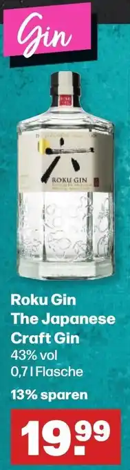 Handelshof Roku Gin The Japanese Craft Gin 0,7 L Flasche Angebot