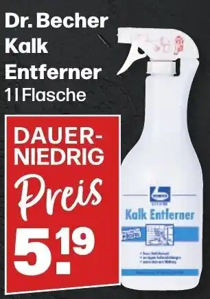 Handelshof Dr. Becher Kalk Entferner 1 L Flasche Angebot