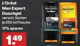 Handelshof L'Oréal Men Expert Duschgel 250 ml Flasche Angebot