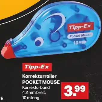 Handelshof Tipp-Ex Korrekturroller POCKET MOUSE 10 m lang Angebot