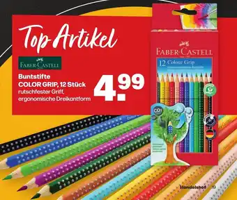 Handelshof FABER-CASTELL Buntstifte COLOR GRIP, 12 Stück Angebot