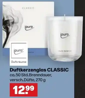 Handelshof ipuro Duftkerzenglas CLASSIC Angebot