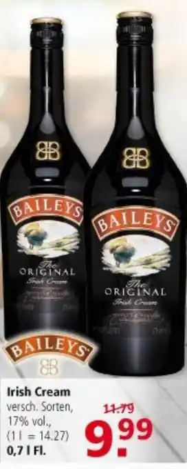 Multi Markt Baileys Irish Cream 0,7 L Angebot