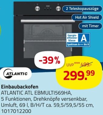 ROLLER ATLANTIC Einbaubackofen Angebot