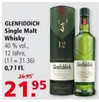 Multi Markt Glenfiddich Single Malt Whisky 0,7L Angebot