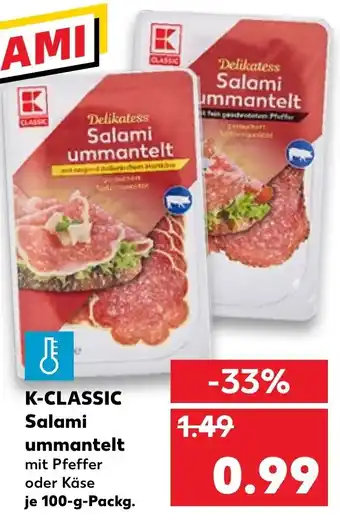 Kaufland K-classic Salami ummantelt Angebot