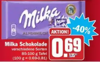 Hit Mila Schokolade Angebot