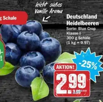 Hit Deutschland heidelbeeren 300g Angebot